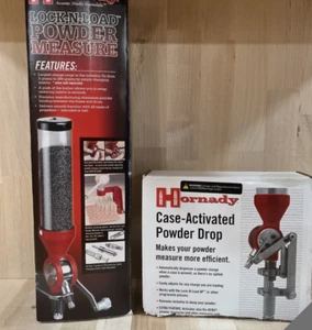 Hornady L-N-L Powder Measure-(050069)-w/Case Activated PowderDrop-(050073)-NEW - Picture 1 of 12