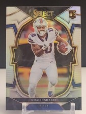 2022 Panini Select Khalil Shakir Silver Prizm #99 RC SP Concourse