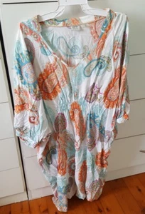ESPRIT Kaftan Beach Boho Dress size 12 B10 - Picture 1 of 2