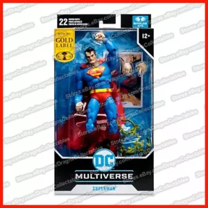 Superman Hush Angry Laser Eyes McFarlane Gold Label DC Multiverse Exclusive - Picture 1 of 11