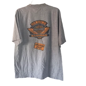 Genuine Harley-Davidson Men’s T-Shirt Gray Size XL Baghdad - Picture 1 of 10