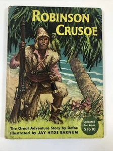 Robinson Crusoe -Daniel Defoe (Hardcover, 1952) - Picture 1 of 19