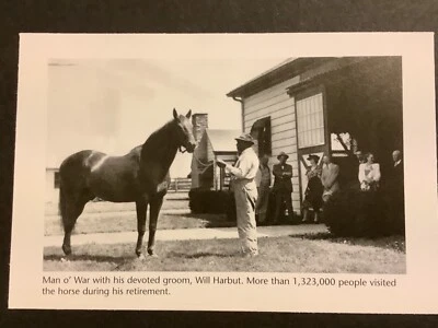 Foto MAN O’ WAR Carreras de Caballos CAMPEÓN WILL HARBUT Foto 1 de 2