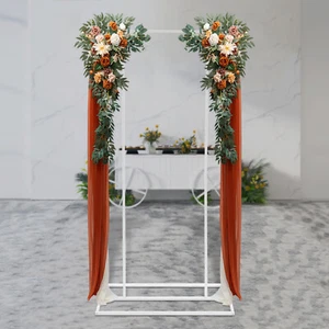 Wedding Backdrop Stand Garden Metal Frame Wedding Party Stage Stand 6.56ft - Picture 1 of 19