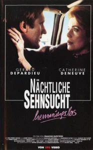 VHS "NÄCHTLICHE SEHNSUCHT HEMMUNGSLOS" Catherine Deneuve, Gérard Depardieu VPS - Bild 1 von 1