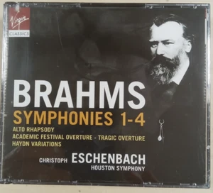 Brahms Symphonies 1-4, Eschenbach [Virgin 4 CD Box Set] NEW SEALED - Picture 1 of 2