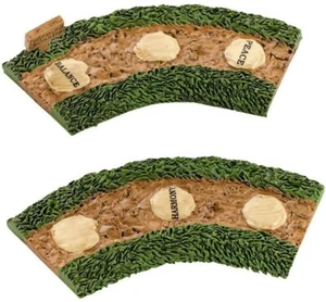 RETIRED Dept 56 Cross Product My Garden Path Curved Set of 2 4030909 w/Pkg Z - Picture 1 of 1