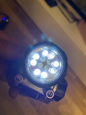 MaxCraft Multilight Safety Headband Biker Flashing LED Lights AAA batteries