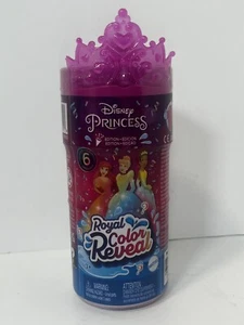 Disney Princess by Mattel, Royal Color Reveal Doll with 6 Unboxing Surprises NEW - Picture 1 of 4
