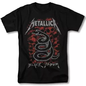 Metallica ‘The Black Album’ Vintage T-Shirt, Unisex Cotton T-shirt, Size S-5XL - Picture 1 of 5