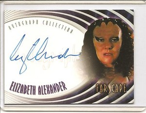Farscape Season 4 Elizabeth Alexander (Vella) Autograph Trading Card #A28
