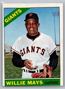 1966 Topps - Willie Mays #1 - HOF EX *TEXCARDS* - Picture 1 of 2