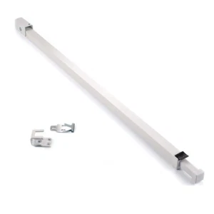 Patio Door Security Bar with Anti-Lift Lock (White) - Picture 1 of 8