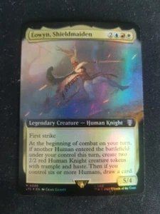 Magic The Gathering Eowyn, Shieldmaiden Lotr Commander: Tales of Middle-earth #86 Extendido*LÁMINA* - Imagen 1 de 2