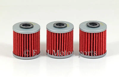 Filtros de aceite HiFlo para Suzuki RMZ250 RM-Z250 RMZ RM-Z 250 2004-2021 - Paquete de 3 Foto 1 de 4