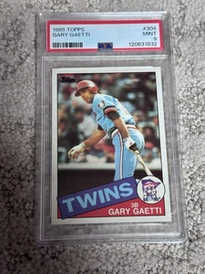 Tarjeta de béisbol 1985 Topps PSA 9 Minnesota Twins Gary Gaetti - Imagen 1 de 1