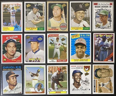 Lote TOPPS FAVORITOS DE LOS FANÁTICOS DE TODOS LOS TIEMPOS (45) 2003/2004/2005: MUSICAL/SEAVER/GWYNN/REGGIE Foto 1 de 3