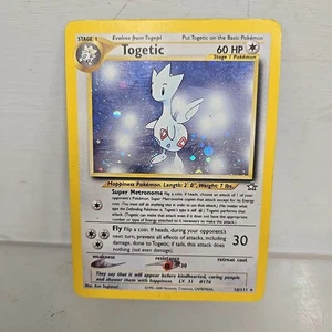 Togetic 16/111 Holographic Rare Neo Genesis Pokemon 2000 - Picture 1 of 10