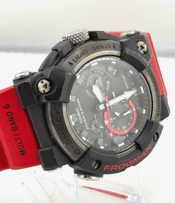 Casio G-shock Frogman GWF-A1000-1A4 Negro con banda roja Foto 1 de 4