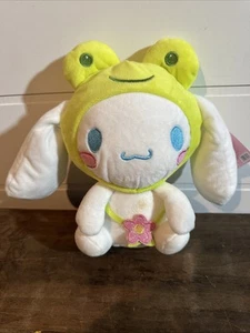 Cinnamoroll In a Frog Hoodie Hello Kitty & Friends Plush Stuffed Animal Toy - Picture 1 of 5