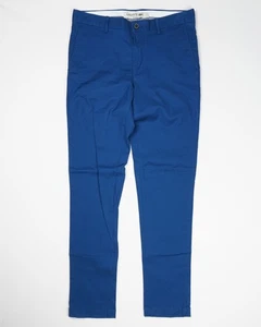 Lacoste Pantalone Uomo Slim Fit W34 L33 (Etichetta FR 42 US 33) Blu - Foto 1 di 8