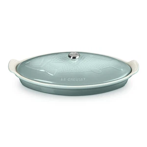 Le Creuset Heritage Fish Baker 34cm Sea Salt Stoneware Baking Dish - Picture 1 of 7