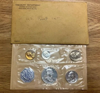 1962-P Proof Set. 5 coins Philadelphia Mint. Original Mint Pack - Image 1 of 4