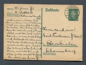 Reich alemán: bonito papelería de 1929 - M. Gladbach - usado - Imagen 1 de 2