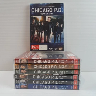 Chicago PD Seasons 1 To 7 DVD Police Drama Action Region 4 PB1Z Like New - image 1 of 4