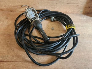 Woodhead Protex Industrial Trouble Light Garage Shop Lamp Working Vintage - Picture 1 of 24