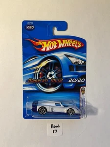 2005 Hot Wheels First Editions Maserati MC12 Card - 20/20 White - Picture 1 of 2