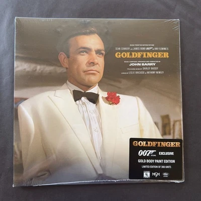 2025 JAMES BOND 007 GOLDFINGER OST EXCL GOLD BODY PAINT ED 1/300 LP SEALED HYPE - Image 1 of 4