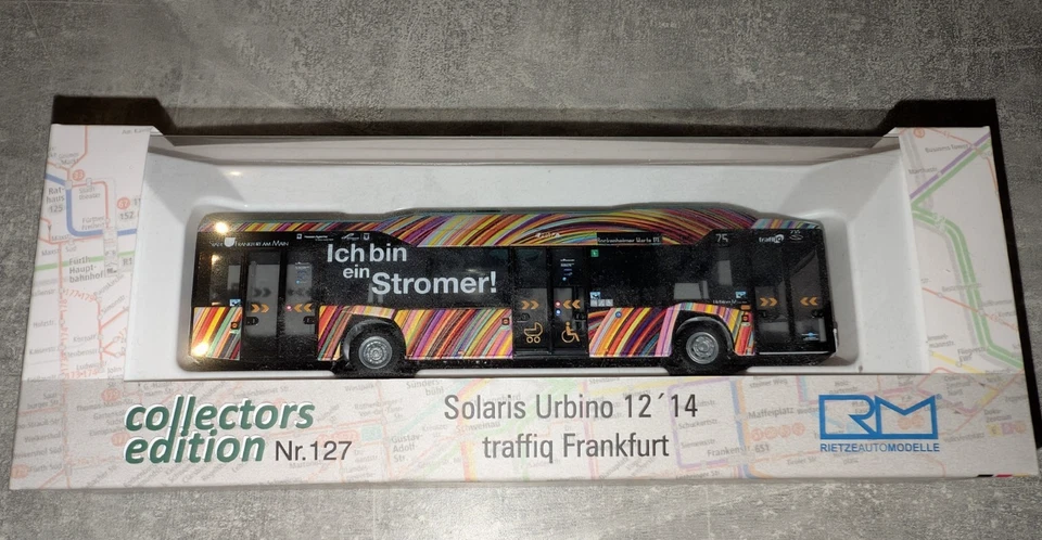 RIETZE 73045 Solaris Urbino 12electric ICB Frankfurt collectors edition Nr. 127 - Bild 1 von 1