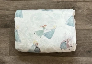 Pottery Barn Disney Frozen QUEEN FITTED Sheet 60” X 80” Organic Cotton NEW - Picture 1 of 7