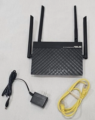 ASUS Wi-Fi Internet Router (RT-AC1200_V2) - Dual Band Wireless  Tested, Working  - Image 1 of 4