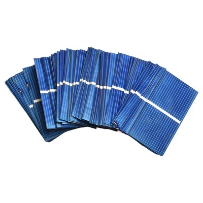 Mini For Solar Cells 100pcs Polycrystalline Silicon for DIY For Solar Projects - Image 1 of 4