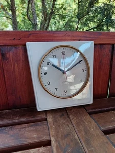 Junghans Ato Mat vintage German wall clock from 1960s - Picture 1 of 7
