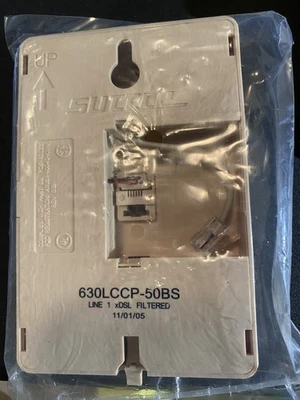 Suttle 630LCCP-50BS Wall Mount DSL Adapter Filter Phone Line Conditioner U-Verse - Image 1 of 2
