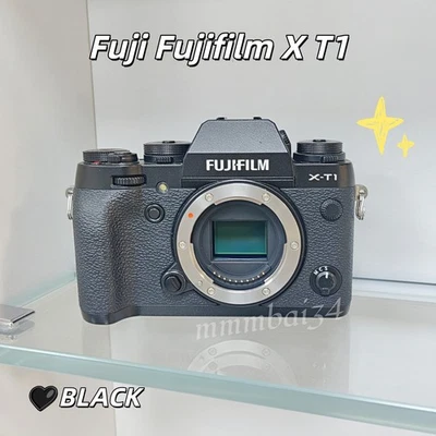 Fuji Fujifilm X T1 16.3MP Black Mirrorless Digital Cam Body 95% New Top Imaging - Image 1 of 4