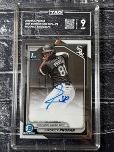 2024 Bowman Chrome Judrick Profar 1st Bowman Auto TAG 9 - Picture 1 of 2