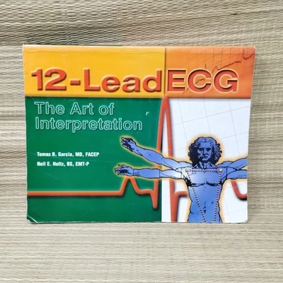 12-Lead ECG: The Art of Interpretation Paperback Tomas Garcia Good Condition - Image 1 of 4