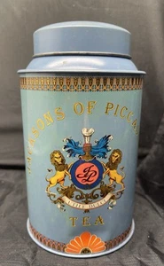 "Jacksons of Piccadilly lata de té coleccionable bote azul 6,5"" de alto vacío de colección" - Imagen 1 de 6