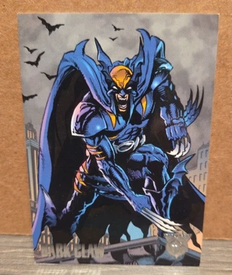 Dark Claw - Wolverine Batman гибрид - 1996 промо коллекционная карта Marvel VS DC - Изображение 1 из 2