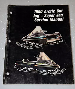 1990 Arctic Cat Super Jag, Deluxe Snowmobile Factory Shop Service Repair Manual - Picture 1 of 2
