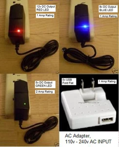 *USA*FCB* Arduino Uno AC Adapter 12V 1Amp Switching PS, Short Circuit Protect - Bild 1 von 1