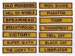 WWII - ARMORED TABS "Od Border" (Set de 14 - Reproductions) - Imagen 1 de 1