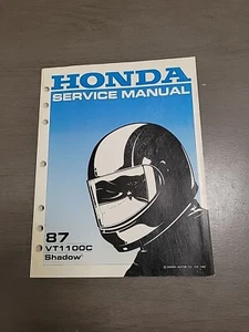 1987 Honda VT1100C SHADOW Service Shop Repair Manual 61MM800 - Picture 1 of 10