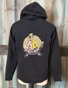 Voodoo Doughnut schwarz pink gelb Zip Up Hoodie Sweatshirt L XL Donuts - Bild 1 von 3