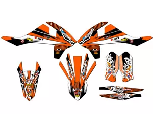 Kit de gráficos 125/150/250 SX MAYHEM 2017-2018 Orange Senge compatible con KTM - Imagen 1 de 10