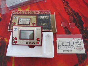Nintendo Game & Watch LION LN-08 RARE & Complete CIB Vintage Box & Manual - Foto 1 di 17